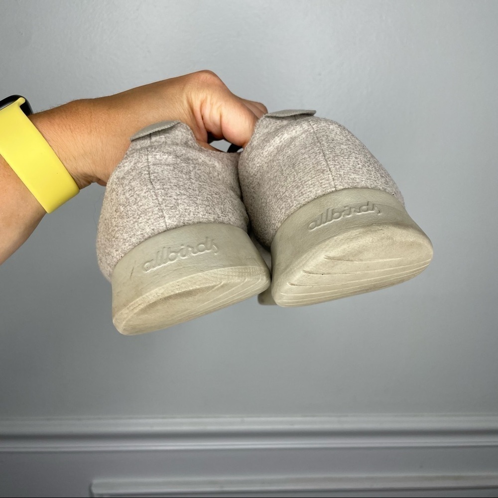 Allbirds The Wool Runners Oatmeal Mens 9 - Picture 6 of 11